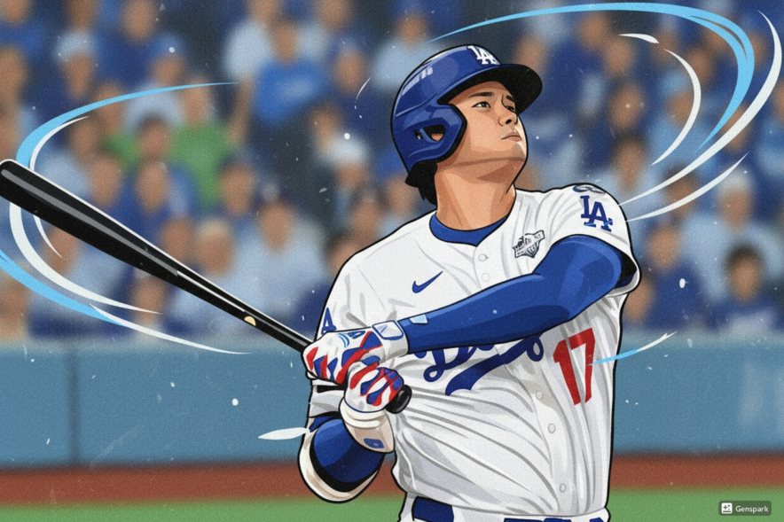 大谷翔平のイラスト画像